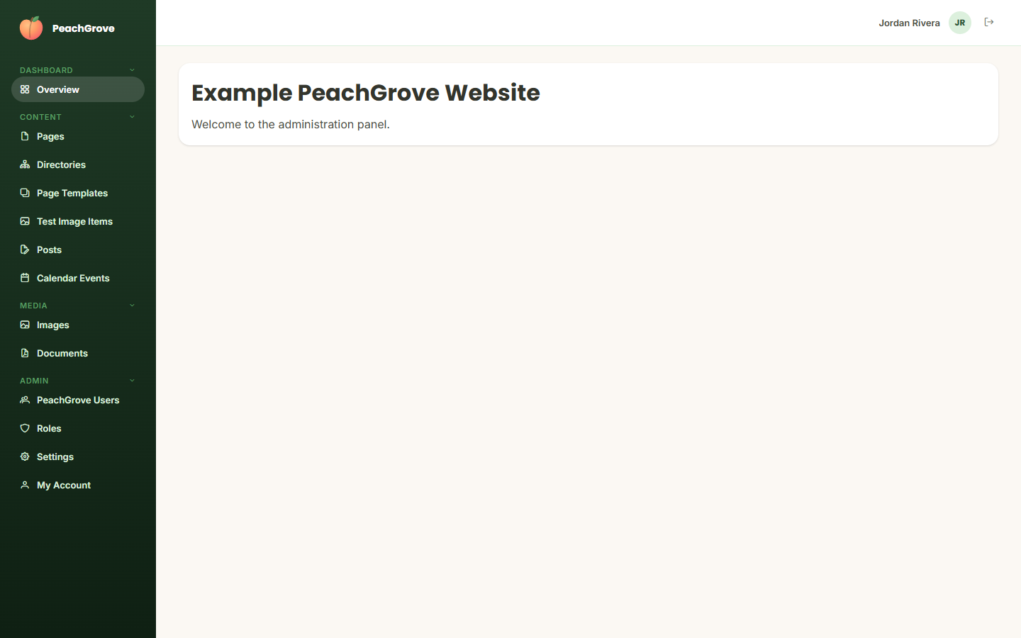Dashboard overview