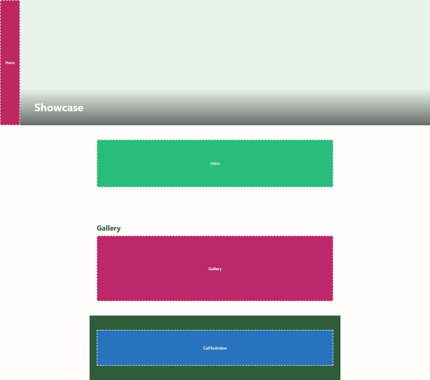 Page template preview